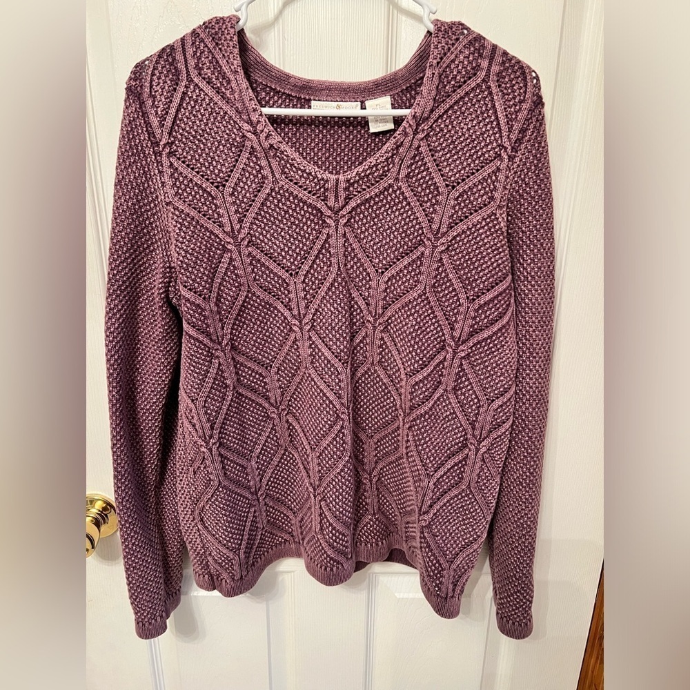 Preswick & Moore Plum Cardigan